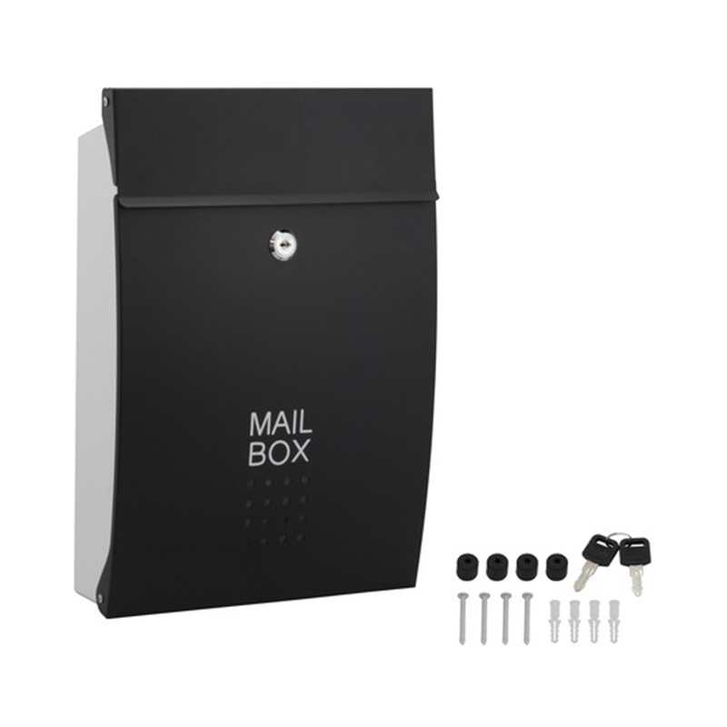 ハイロジック メールボックス ブラック 60705 1個(ご注文単位1個)【直送品】