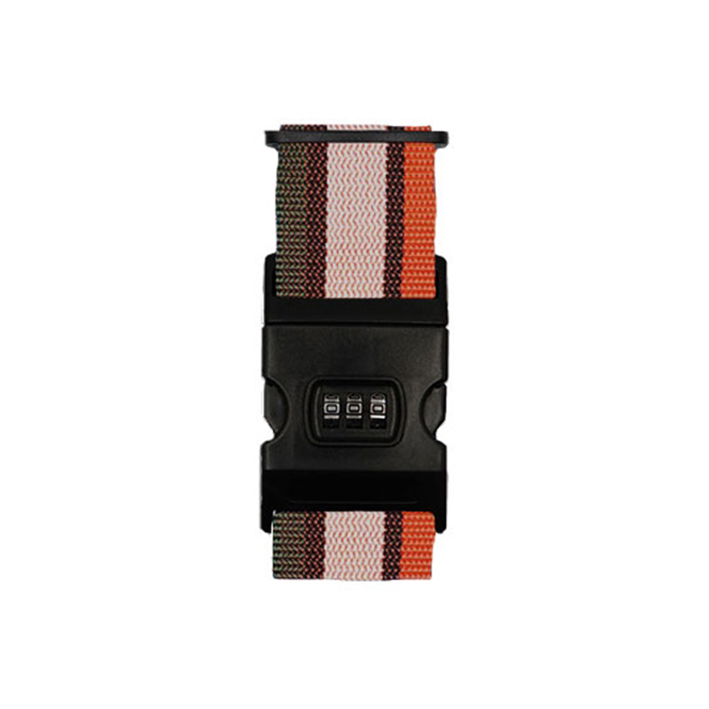 ロジック スーツケースベルト 3ダイヤル グリーン×ピンク×レッド LG-STCS-BLT-GRPKRD 1本(ご注文単位1本)【直送品】