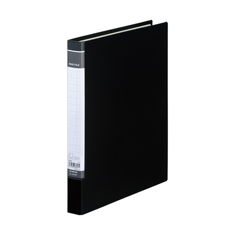 キングジム リングファイルBF 黒 602BF 1冊(ご注文単位1冊)【直送品】