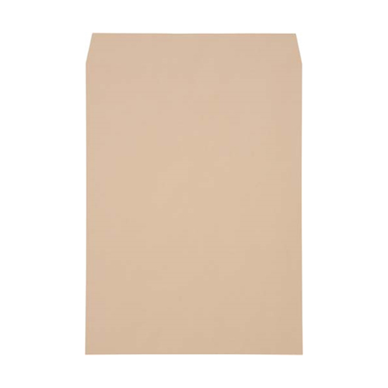 カウネット 再生紙100%クラフト封筒 角0 85g 100枚 4123-2064 1パック(ご注文単位1パック)【直送品】