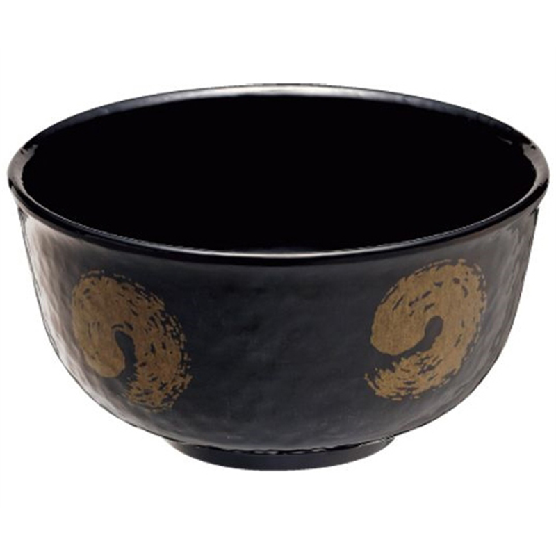 Daiwa うどん丼 大 瀬音(せおと)黒 MD-6-SOT 1個(ご注文単位1個)【直送品】