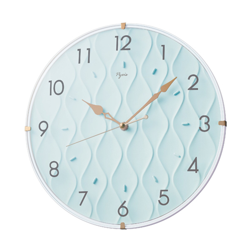 セイコー ピクシス インテリア掛時計 301×301×50mm ブルー NA702L 1個(ご注文単位1個)【直送品】