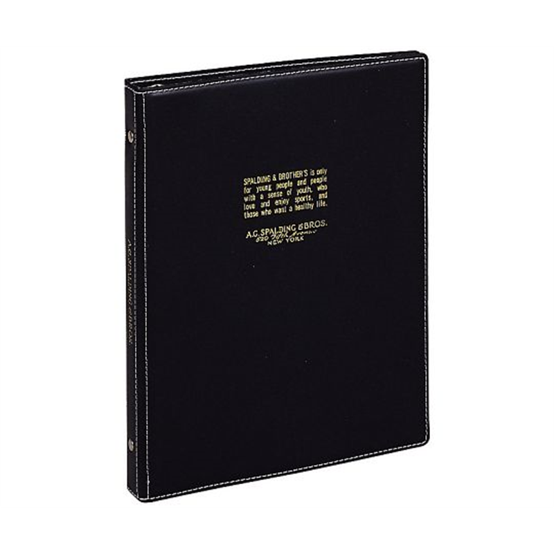 レイメイ藤井 ブロス26穴バインダー ブラック BRE170B 1冊(ご注文単位1冊)【直送品】