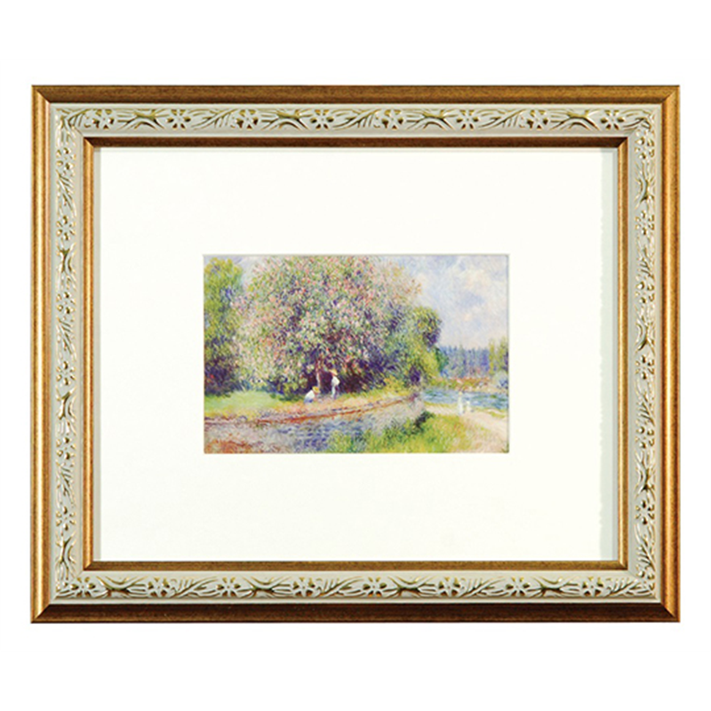 万丈 V インチ額 ブラウン IN-PO-BR 1個(ご注文単位1個)【直送品】