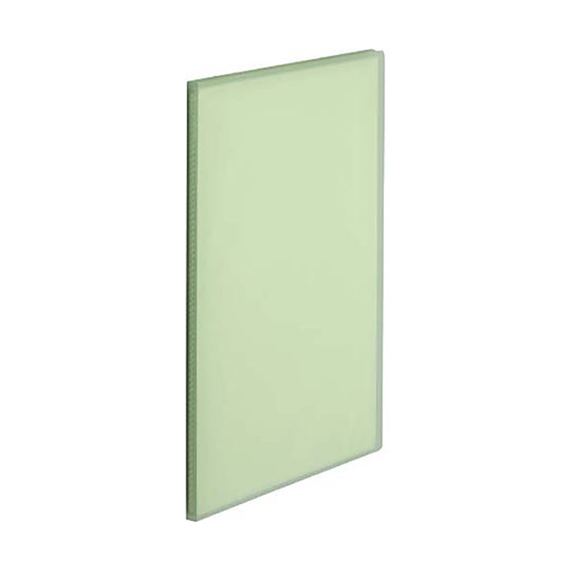 カウネット クリヤーブック透明表紙A4縦20PLグリーン10冊 4116-5348 1パック(ご注文単位1パック)【直送品】