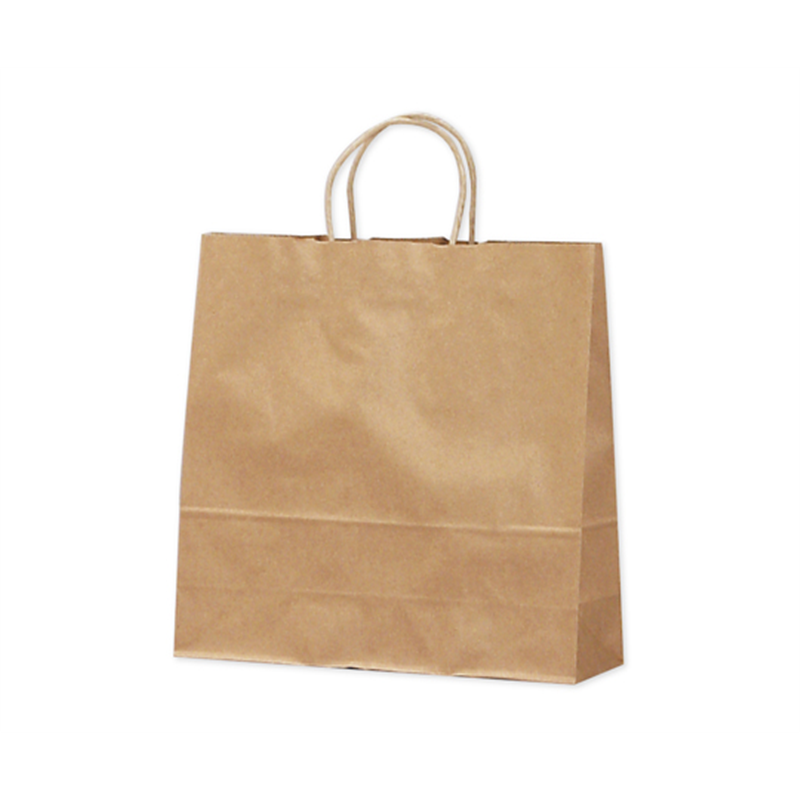 ササガワ 手提げ袋 未晒 320×110×320mm 50枚入 50-5201 1包（ご注文単位1包）【直送品】