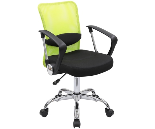 カグクロ メッシュチェアAMⅡ(肘付)グリーン(エアロメッシュⅡ) AMll-001-A-GR 1個(ご注文単位1個)【直送品】