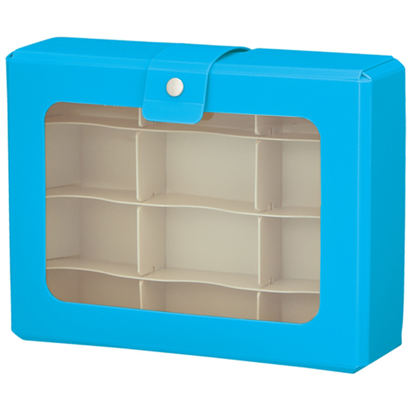 LIHITLAB CUBE FIZZ コレクションケース A6 ブルー A696-8 1冊(ご注文単位1冊)【直送品】