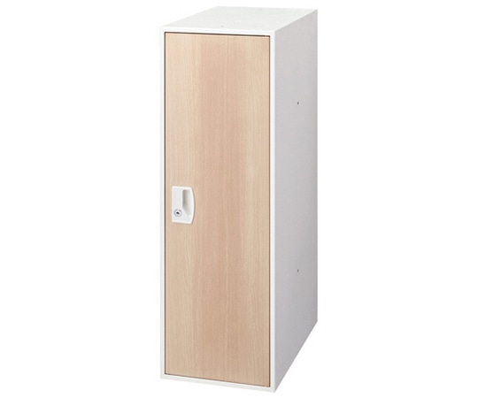 山善(YAMAZEN) 上下左右連結ができるユニット式ミニロッカー(鍵付き) 木目(ナチュラル) UMR-L(GNA) 1台(ご注文単位1台)【直送品】