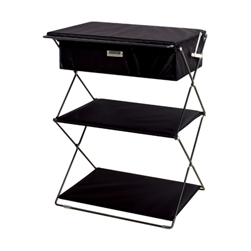 東谷 フォールディングラック ブラック MIP-73BK 1個（ご注文単位1個）【直送品】