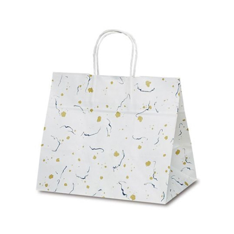 ベルベ 紙袋 自動紐手提袋 T-9W 和楽 200枚 1099 1ケース（ご注文単位1ケース）【直送品】