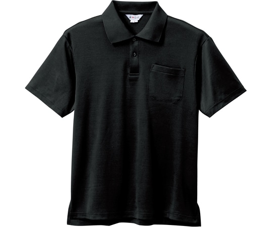 三愛 半袖ポロシャツ ネイビー 裏綿素材 M 7800 1着（ご注文単位1着）【直送品】