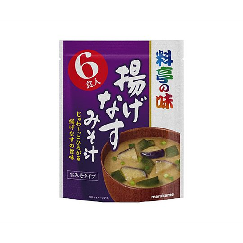 マルコメ お徳用 料亭の味 揚げなす 6食 130790 1袋※軽（ご注文単位1袋）【直送品】