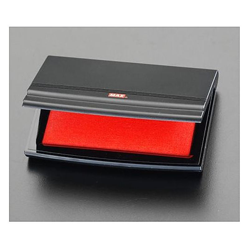 エスコ 125x92x18mm 角形朱肉 EA762AD-9 1個(ご注文単位1個)【直送品】