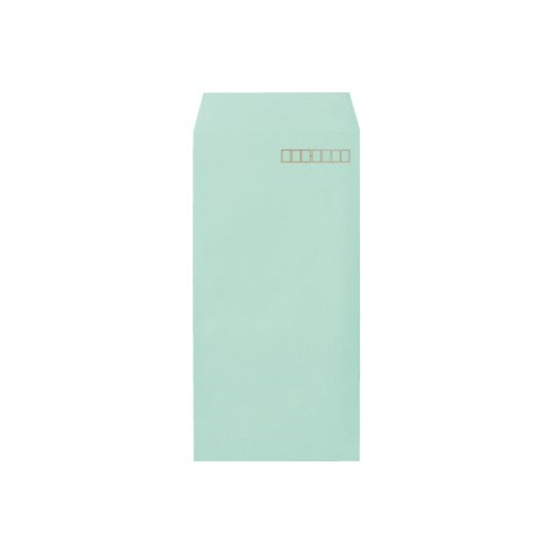 キングコーポレーション カラークラフト封筒 長3 ミズ 1000枚入 181315 1箱（ご注文単位1箱）【直送品】