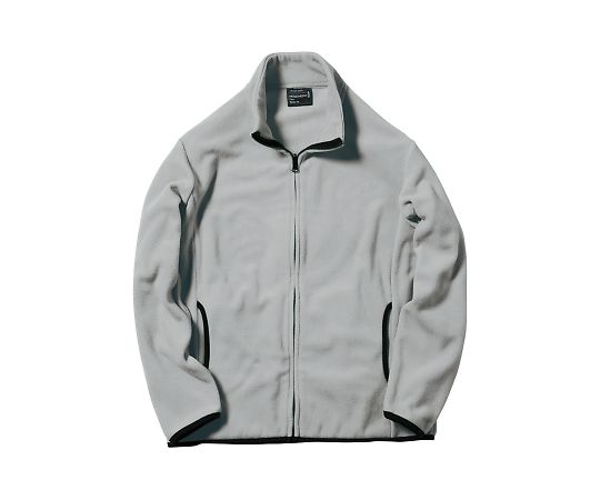 LIFEMAX フリースジャケット グレー XL MJ0065-2 XL 1枚（ご注文単位1枚）【直送品】