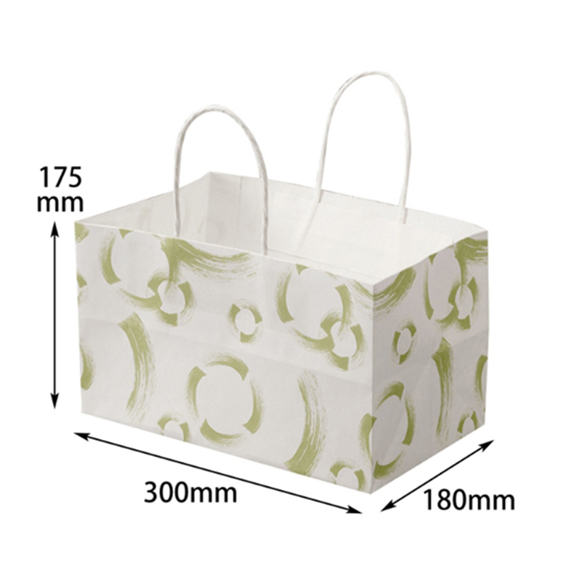 ヤマニパッケージ 紙袋 ふで柄手提袋 マチ広片ツヤ晒(小) 200枚 19-594F 1ケース（ご注文単位1ケース）【直送品】