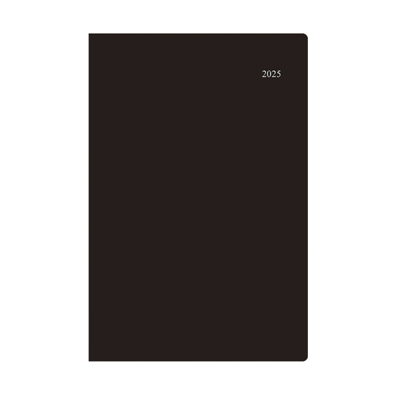 ダイゴー 2025 アポイント マンスリー+チャート B6対応 ブラック E1688(2025) 1冊(ご注文単位1冊)【直送品】