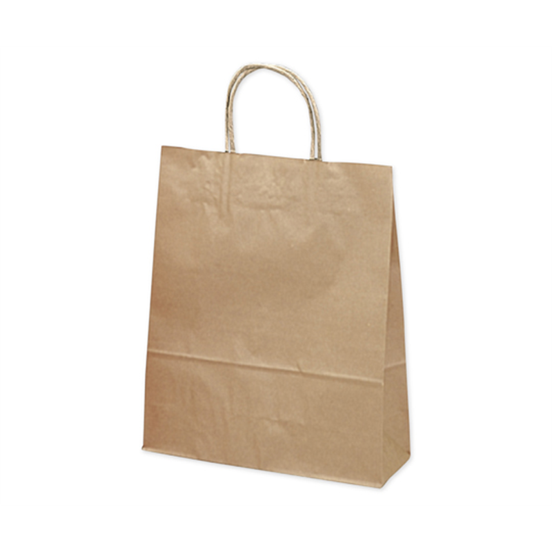 ササガワ 手提げ袋 未晒 260×100×310mm 10枚入 50-6101 1包（ご注文単位1包）【直送品】