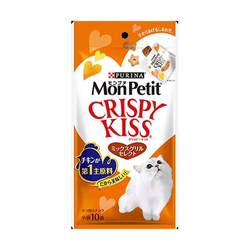 Nestle モンプチ クリスピーキッス ミックスグリルセレクト 30g 12380292 1個（ご注文単位1個）【直送品】