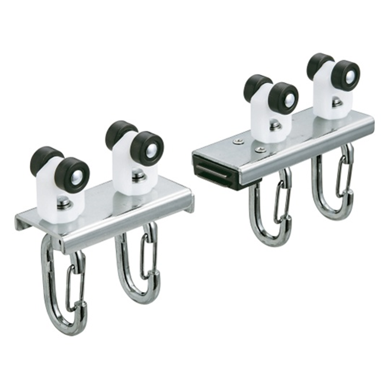 岡田装飾金物 D30マグネットランナー(両開)ワンタッチランナータイプ 12Y23 1組(ご注文単位1組)【直送品】