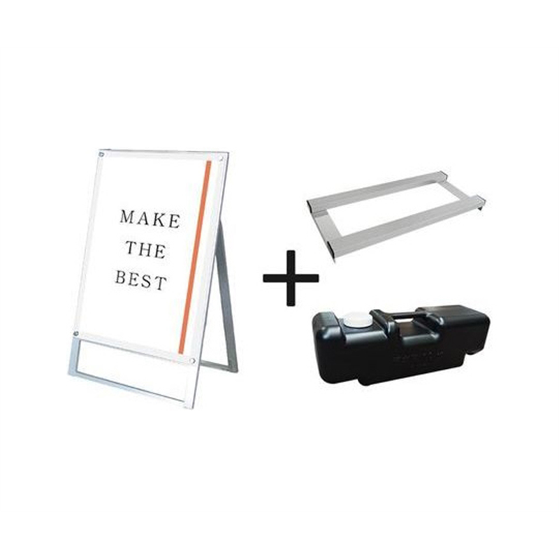 常磐精工 ポスター用スタンド看板マグネジ A1片面ホワイト ウエイトアーム・水タンクセット PSSKMN-A1KW-3SET 1個（ご注文単位1個）【直送品】