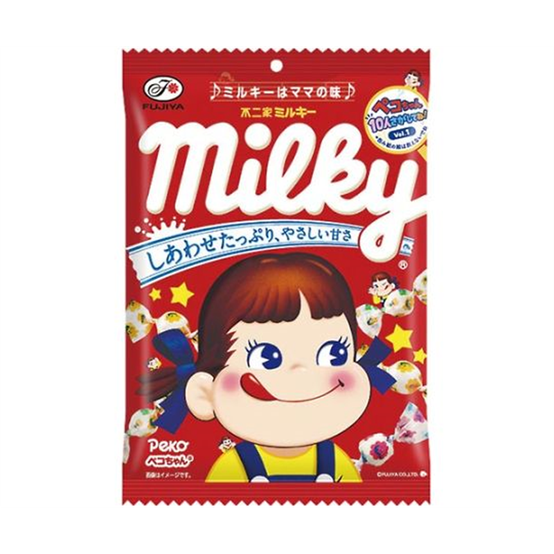 不二家 ミルキー袋 100g 1パック(6個入) 111407 1パック※軽（ご注文単位1パック）【直送品】