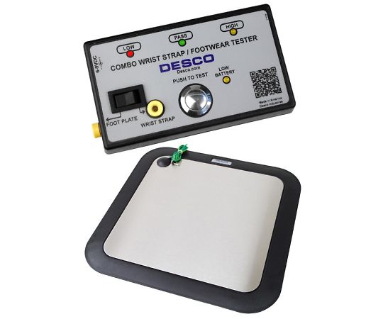 DESCO チェッカー COMBO リストストラップ及びフットウェアー用 計測台付き 19283 1セット (ご注文単位1セット)【直送品】