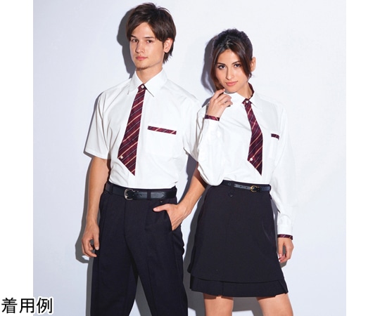 カーシーカシマ AMUS-NET 半袖シャツ ホワイト M ASY220 1枚（ご注文単位1枚）【直送品】