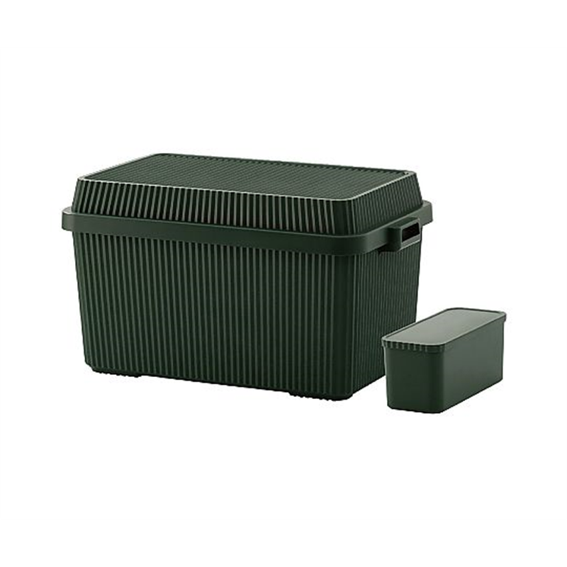 アズワン スタックアップコンテナ83L インナーボックスセット W70.7×H40cm グリーン 61-805-64-3 1セット（ご注文単位1セット）【直送品】