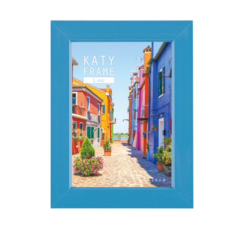 万丈 ケイティフレーム L判 ブルー KT-L-BL 1個(ご注文単位1個)【直送品】