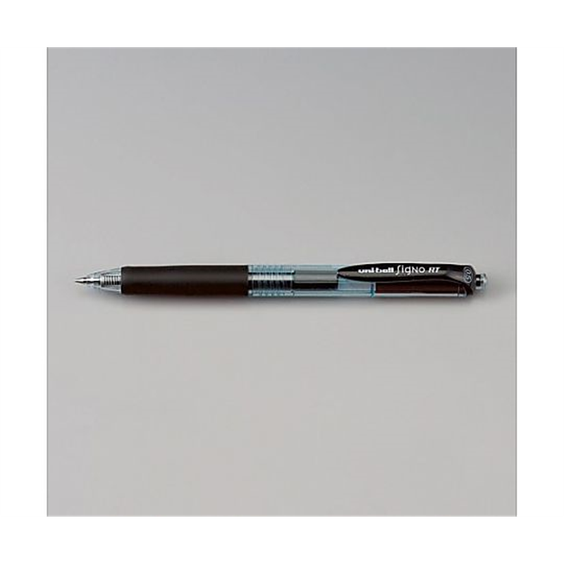 エスコ 0.5mm ボールペン(黒・ゲルインク・ノック式/10本) EA765MG-281B 1箱(ご注文単位1箱)【直送品】