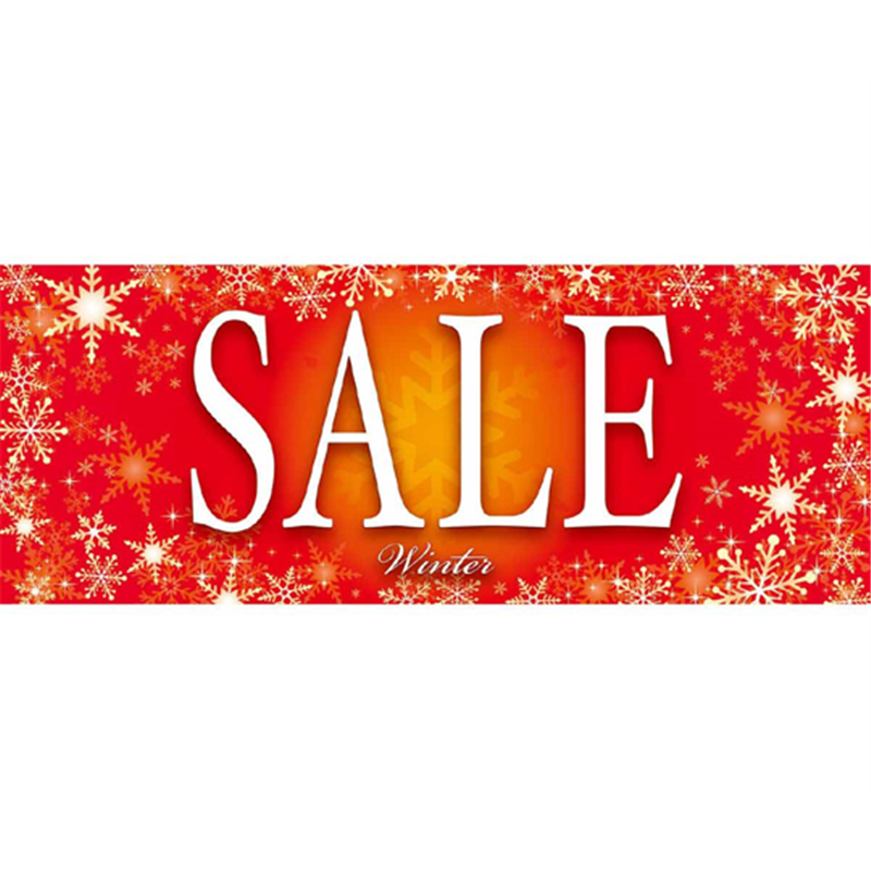 アズワン ウィンターセール パラポスター 両面 77×30cm 10枚入 38-156-10-1 1個（ご注文単位1個）【直送品】