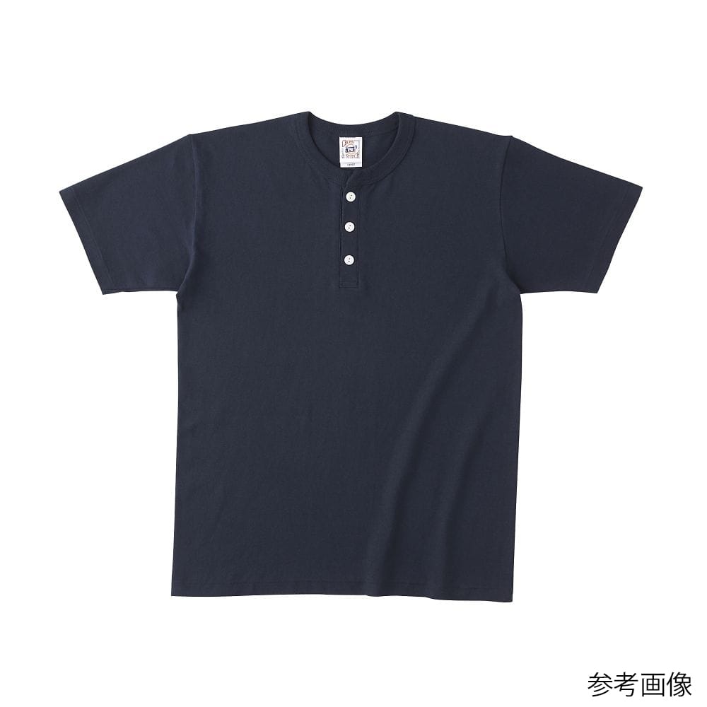 フェリック オープンエンド マックスウェイト ヘンリーネックTシャツ ネイビー XL OE1120-NVY-XL 1枚（ご注文単位1枚）【直送品】