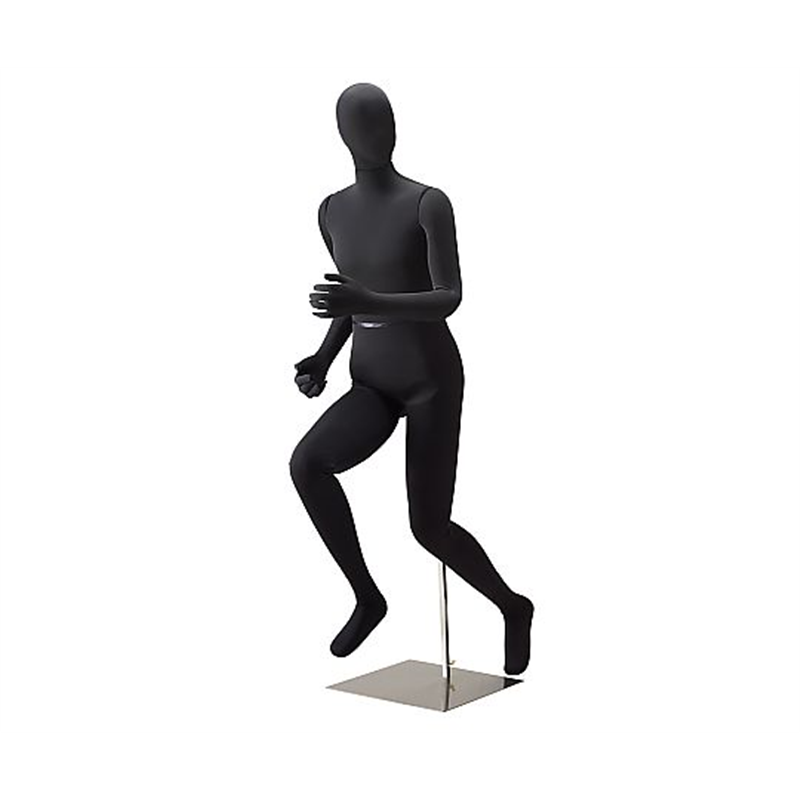 アズワン フレキシブルマネキン 紳士 ブラック 61-806-27-2 1個（ご注文単位1個）【直送品】