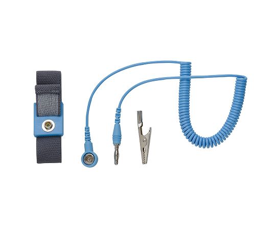 カスタム 1.8m 静電気除去リストストラップ(コード付) EA321A-31 1個 (ご注文単位1個)【直送品】