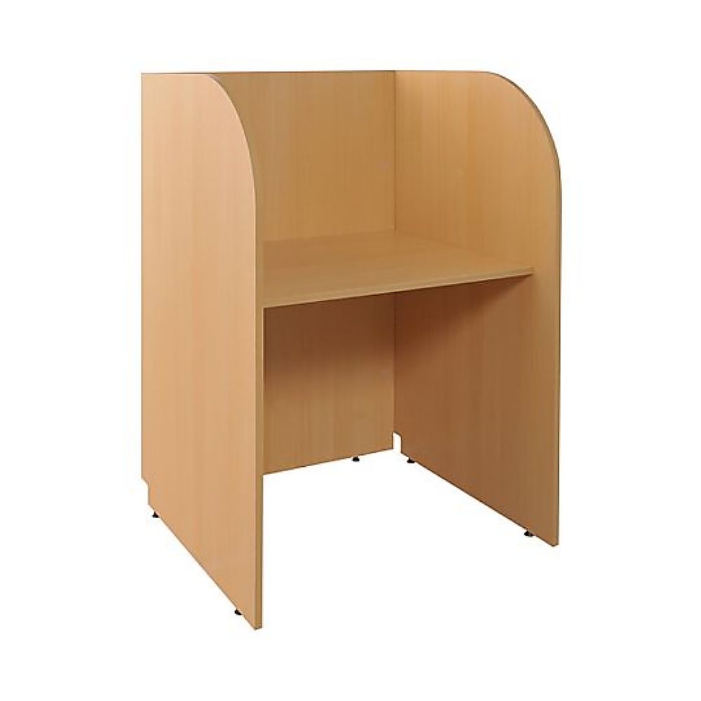 カグクロ 多目的個別ブース 基本型 W800mm チーク Z-GB01-TK 1台(ご注文単位1台)【直送品】