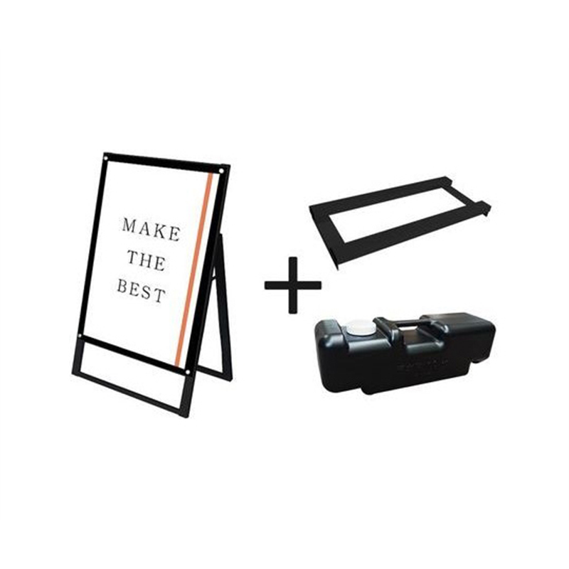 常磐精工 ブラックポスター用スタンド看板マグネジ A1片面ブラック ウエイトアーム・水タンクセット BPSSKMN-A1KB-3SET 1個（ご注文単位1個）【直送品】