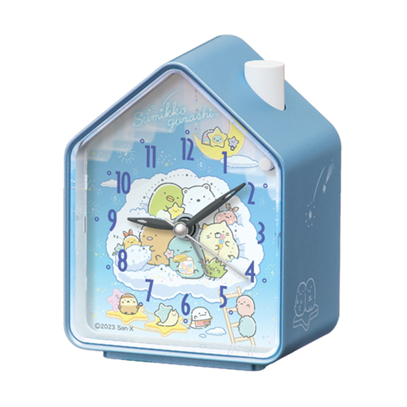 セイコー すみっこ 目覚まし時計 110×86×63mm CQ166L 1個(ご注文単位1個)【直送品】