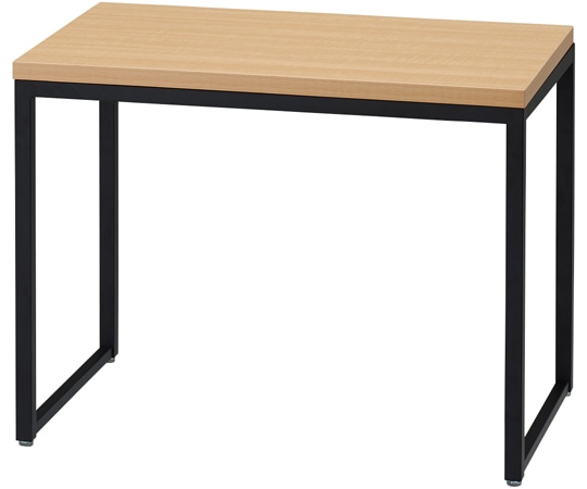 ストア・エキスプレス ショーテーブル D45cm ブラックフレーム エクリュ天板 W74.8×D45×H57.6cm 61-798-3-1 1台（ご注文単位1台）【直送品】