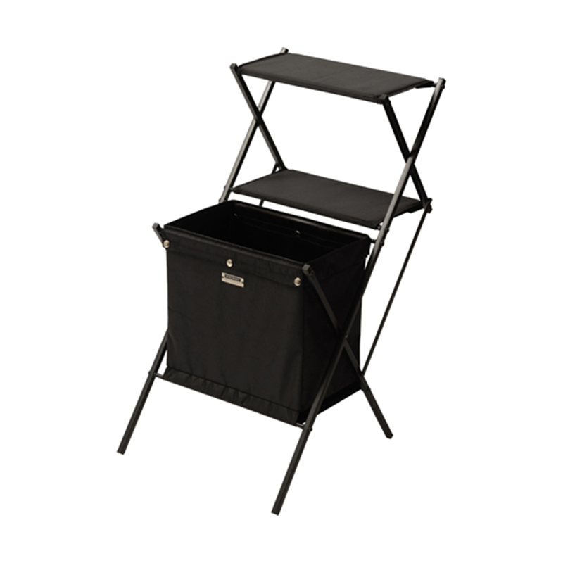 東谷 フォールディングマガジンラック ブラック MIP-99BK 1個（ご注文単位1個）【直送品】