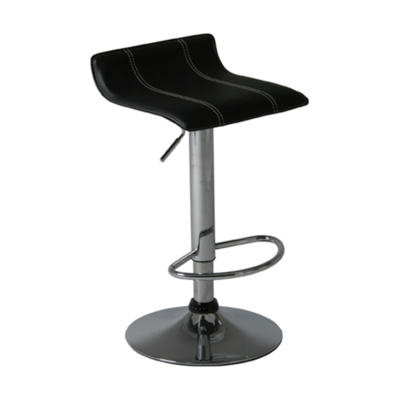 不二貿易 カウンターチェアー スタイル ロー H-1007BK 78225 1個（ご注文単位1個）【直送品】