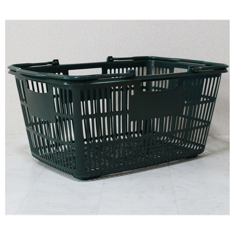 大和産業 買い物かご エバーグリーン 5個入 SB-33 1セット（ご注文単位1セット）【直送品】