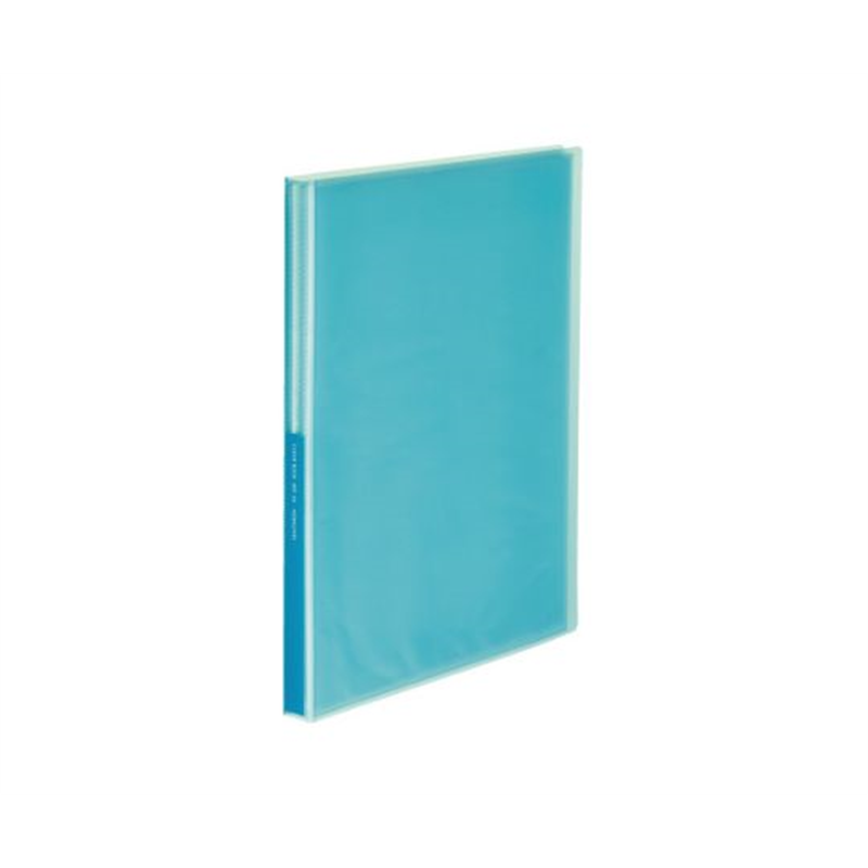 コクヨ クリヤーブックグラッセルA4 40枚 ライトブルー ラ-GL40LB 1冊（ご注文単位1冊）【直送品】