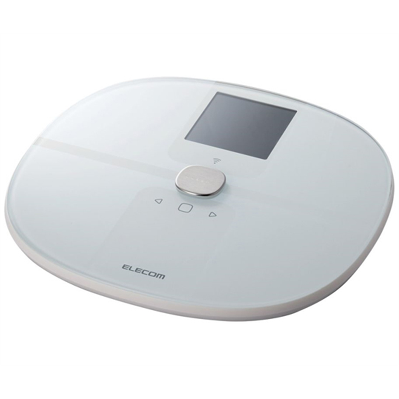 エレコム エクリア体組成計 Wi-Fi接続対応 ホワイト HCS-WFS03WH 1個(ご注文単位1個)【直送品】