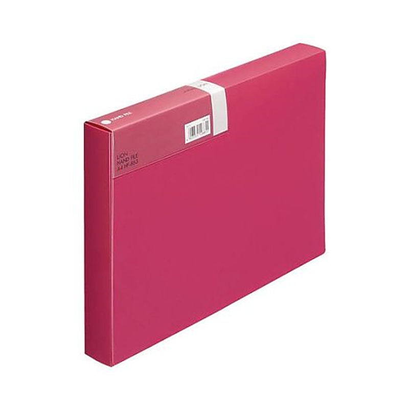 ライオン事務器 A4/310x35x240mm ハンドファイル(ワイン) EA762CF-327 1冊(ご注文単位1冊)【直送品】