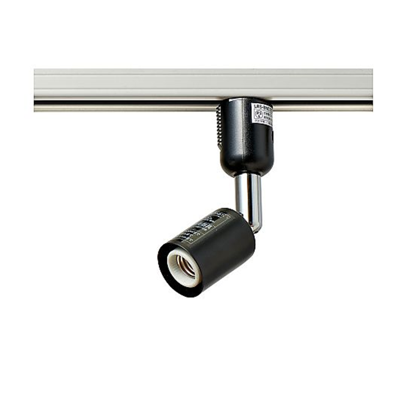 ELPA ライティングバー用ライト AC100V 50/60Hz E17 ブラック LRS-BNE17C(BK) 1個(ご注文単位1個)【直送品】