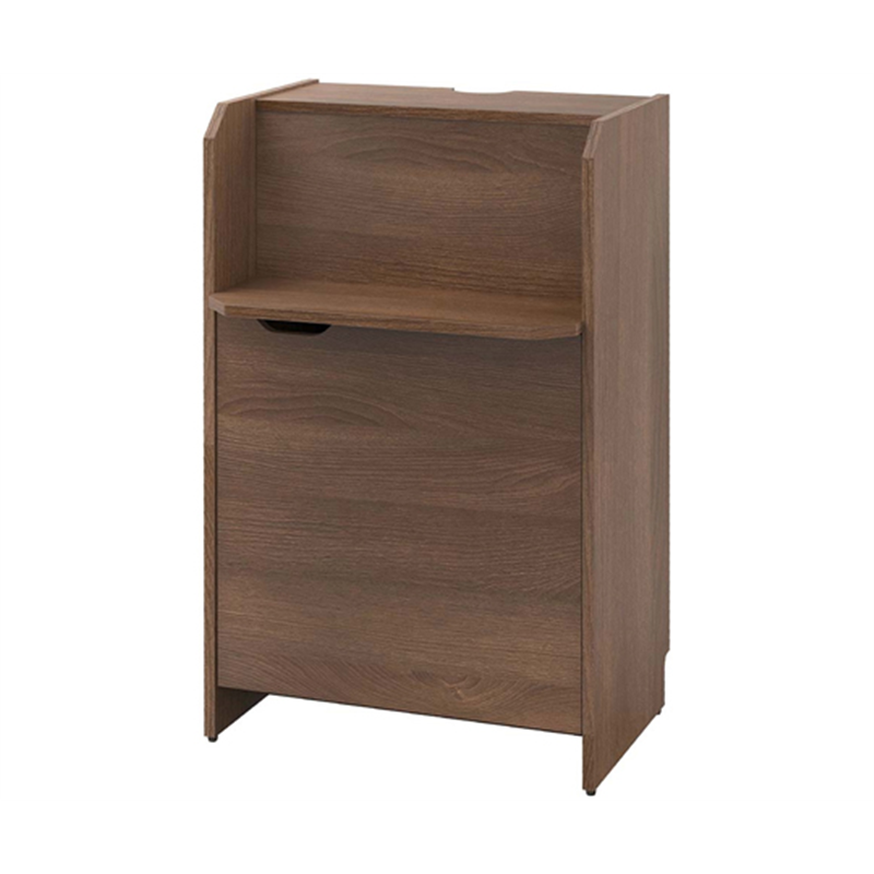 アール・エフ・ヤマカワ 無人受付カウンター ウォルナット RFRCB-6047DM 1台（ご注文単位1台）【直送品】