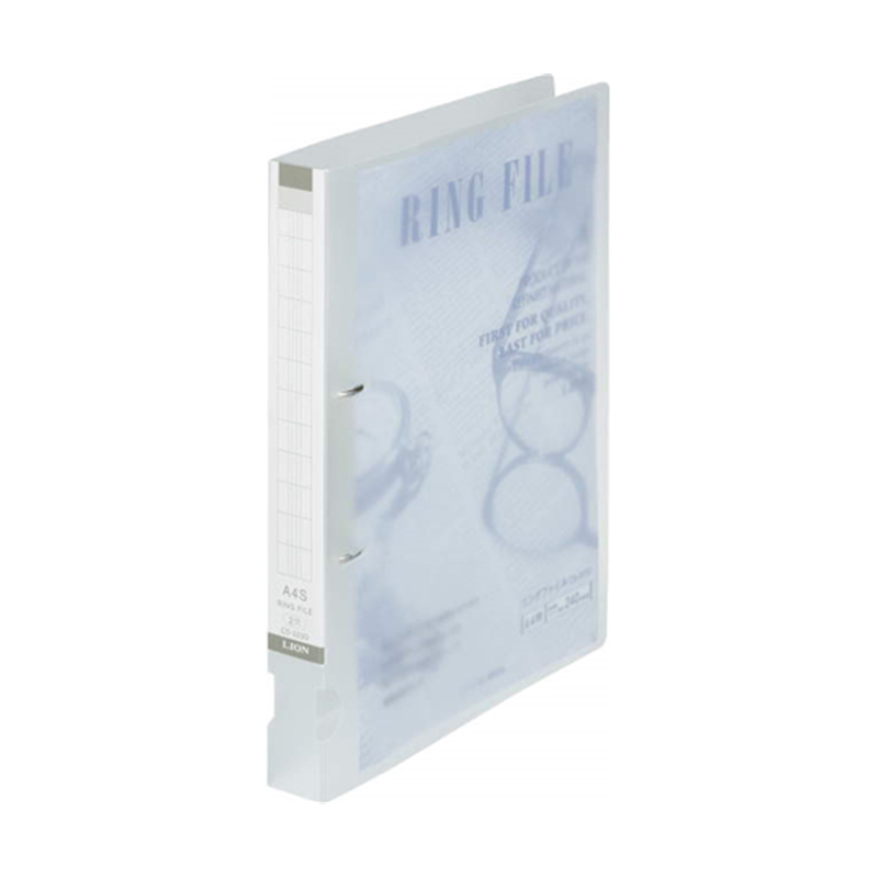 ライオン事務器 PPリングファイル 透明 CS-223D 1冊(ご注文単位1冊)【直送品】