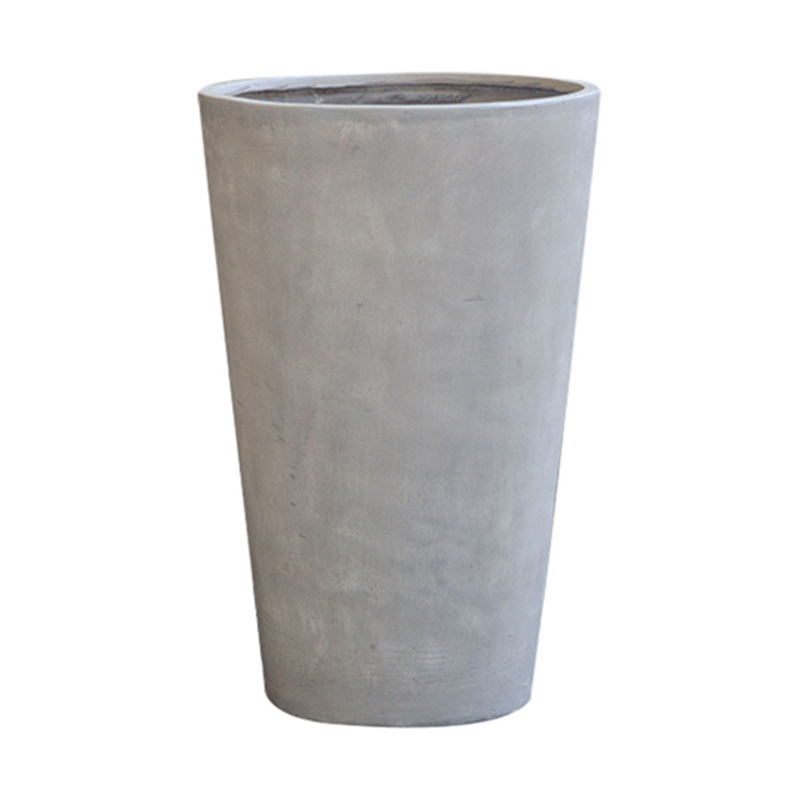 クレイ プランター TERRA-MENT Tall Round 81(テラメント トールラウンド)L 910-229-181 1個(ご注文単位1個)【直送品】